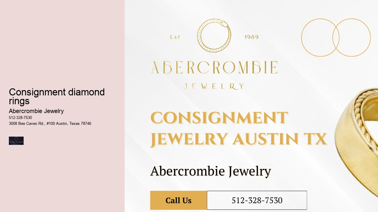 Consignment diamond rings