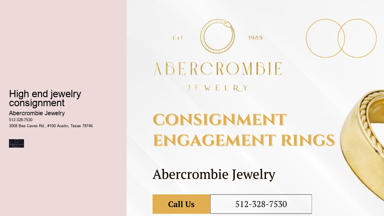 High end jewelry consignment