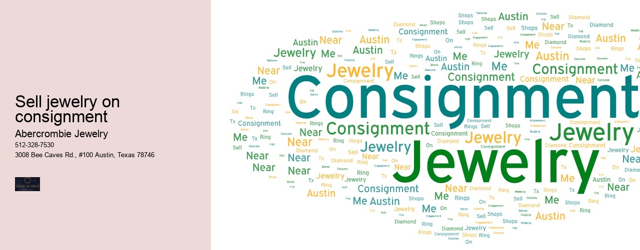 Sell jewelry on consignment