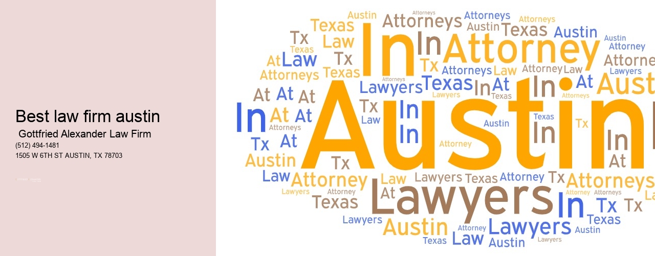 Best law firm austin 