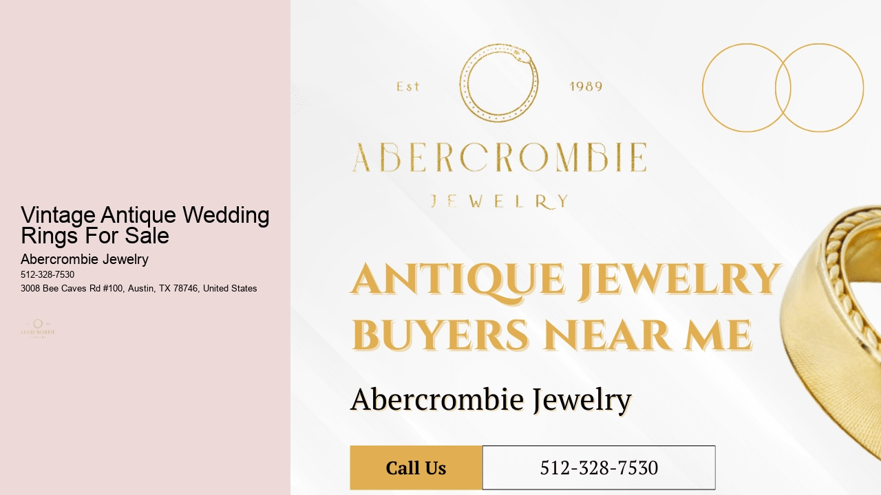 Vintage Antique Wedding Rings For Sale