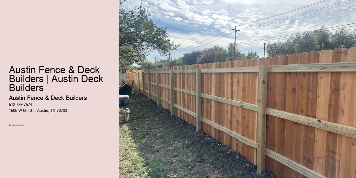 Austin Fence & Deck Builders | Austin Deck Builders