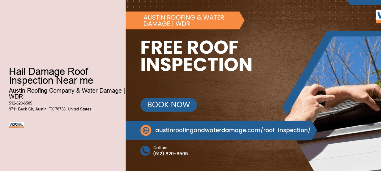 Hail Damage Roof Inspection Near me