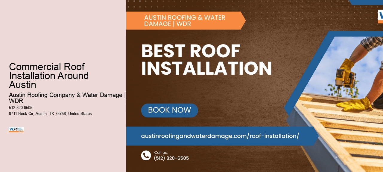 Commercial Roof Installation Around Austin