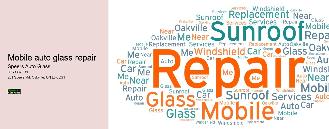 Mobile auto glass repair