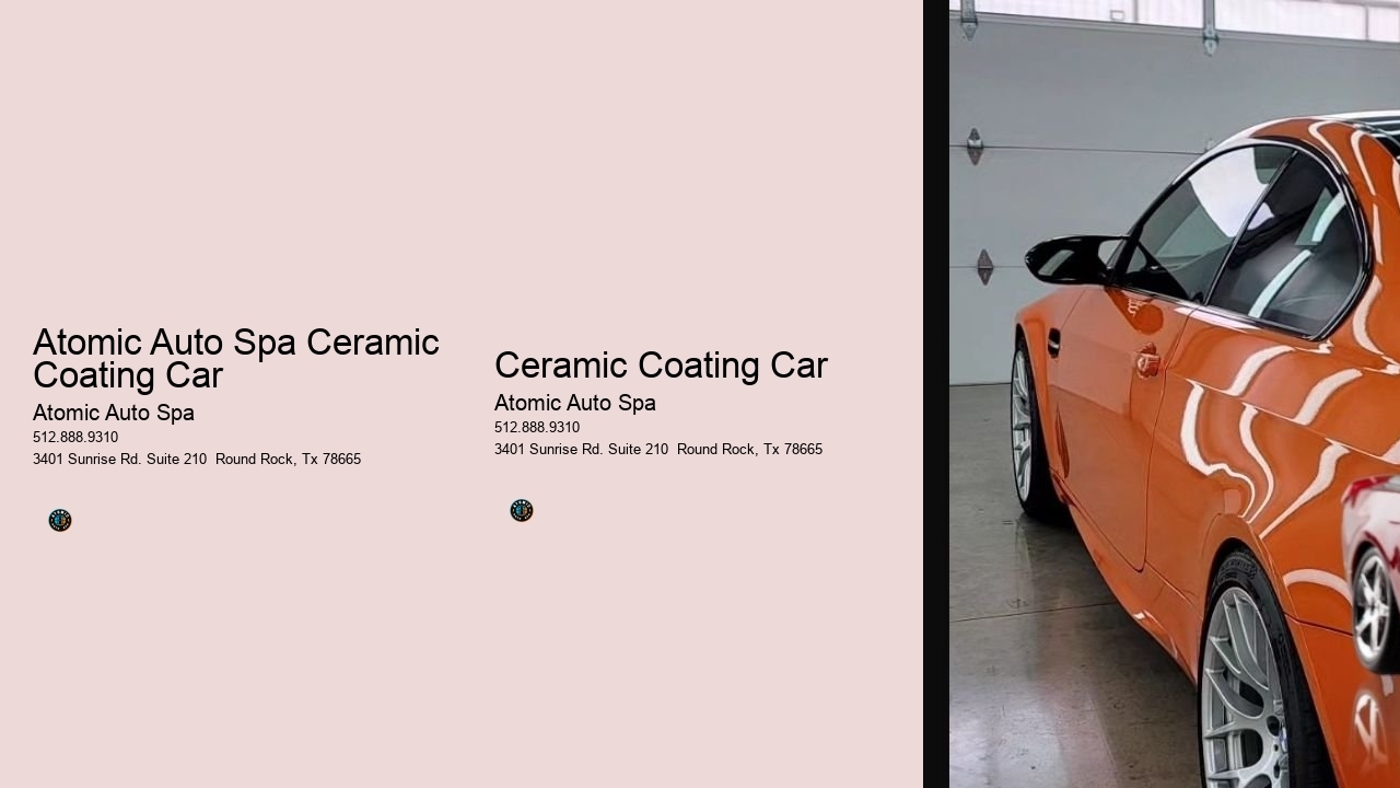 Atomic Auto Spa Ceramic Coating Car