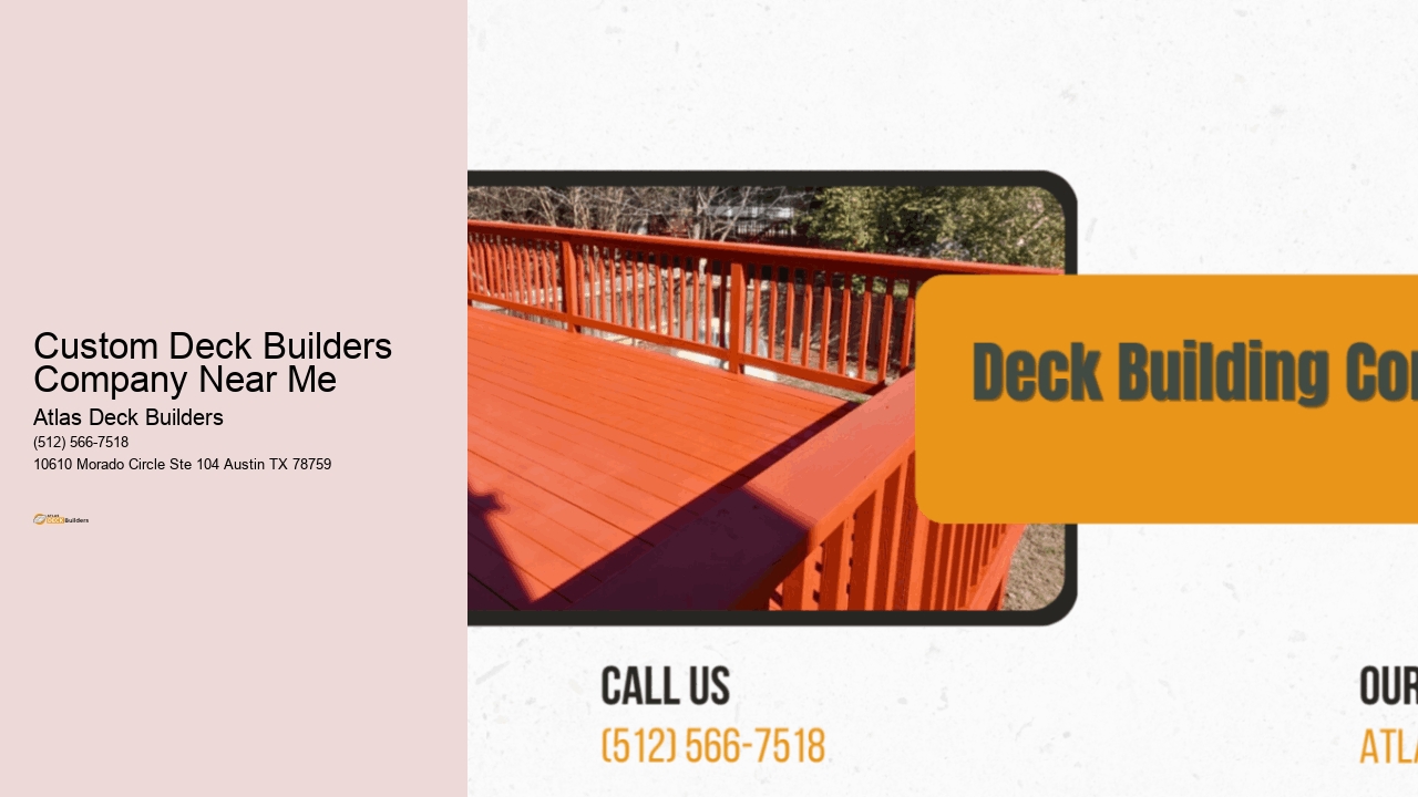 Custom Deck Builders Company Near Me 
