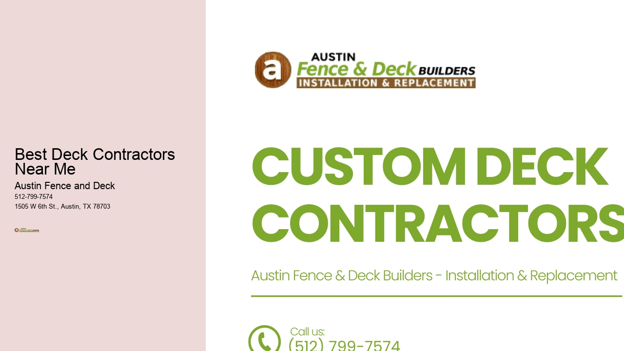 Best Deck Contractors  Near Me