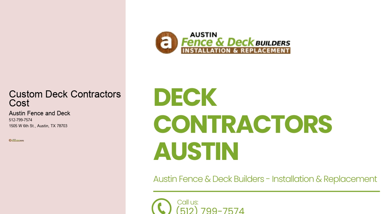 Custom Deck Contractors Cost 