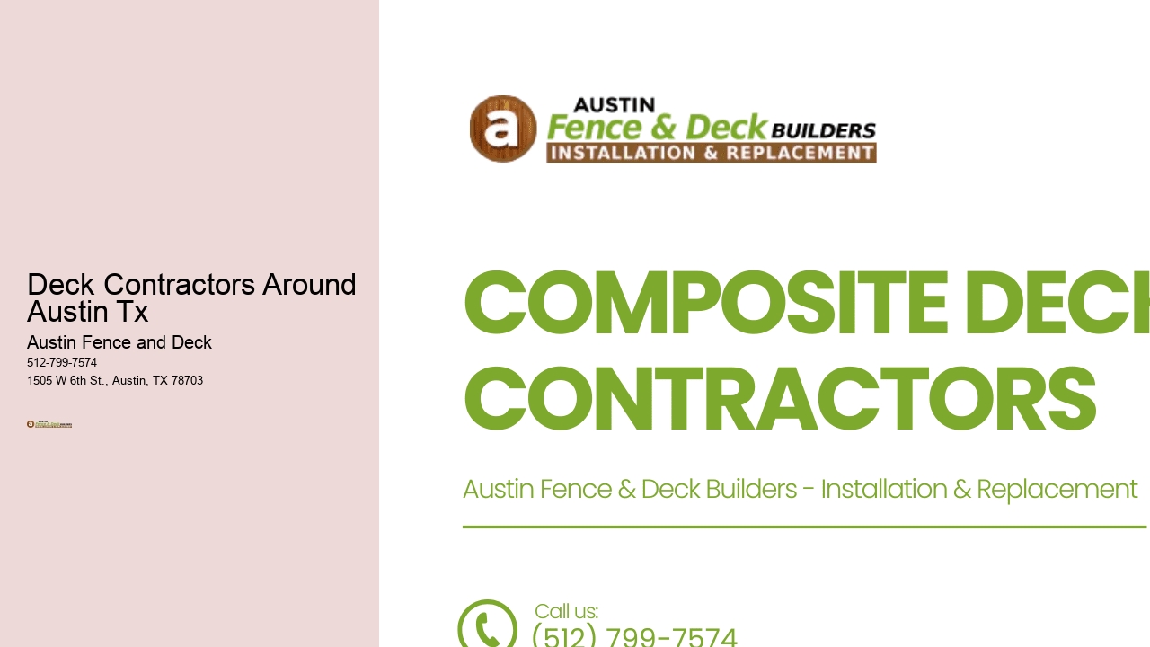 Deck Contractors Around Austin Tx 