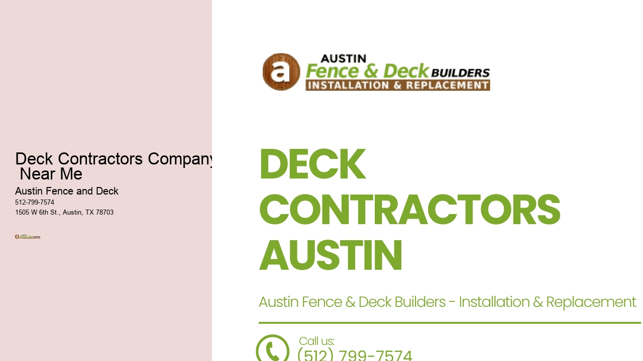 Deck Contractors Company  Near Me