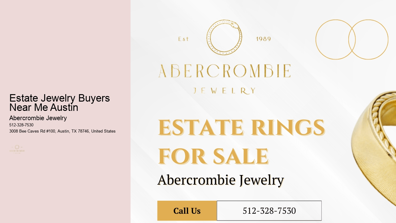 Estate Jewelry Buyers Near Me Austin