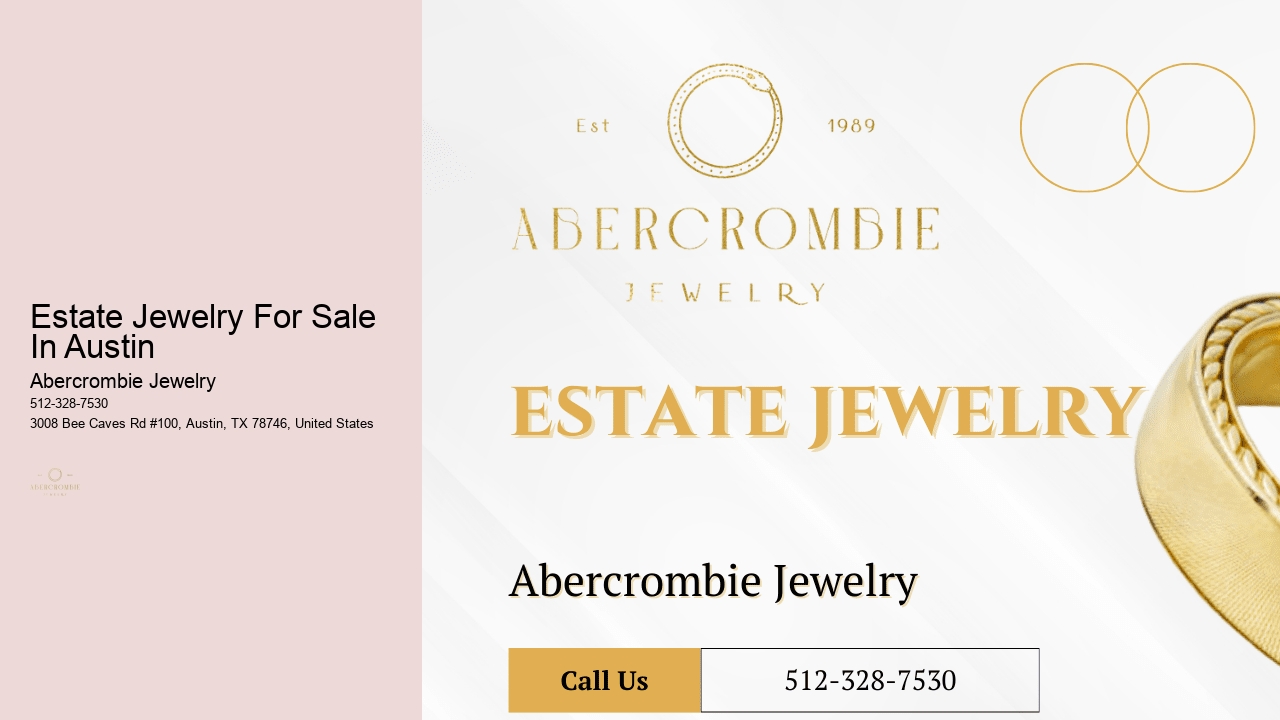 Estate Jewelry For Sale In Austin