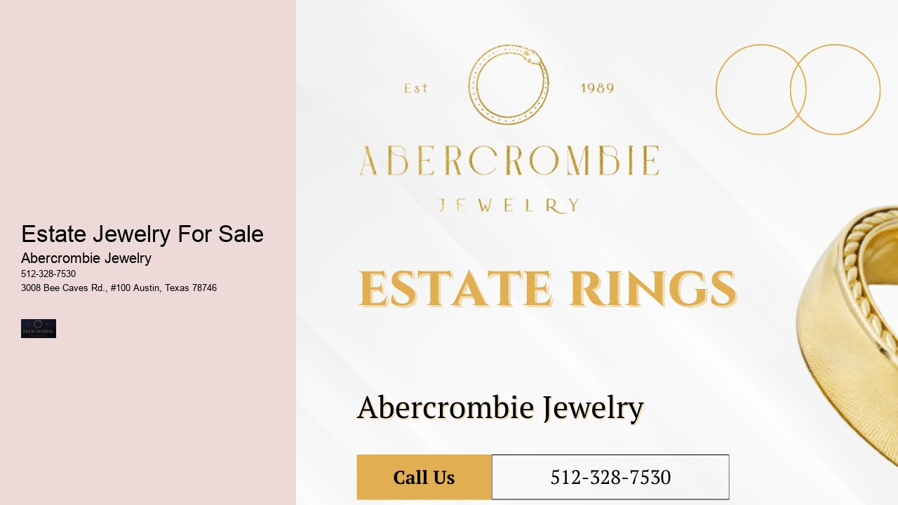 Estate Jewelry For Sale