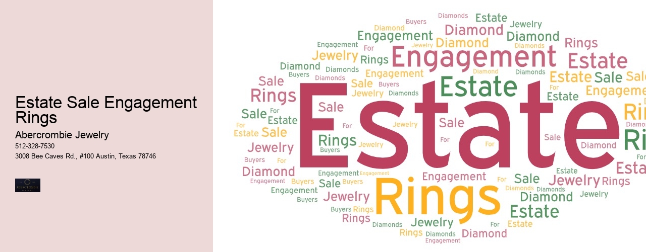 Estate Sale Engagement Rings