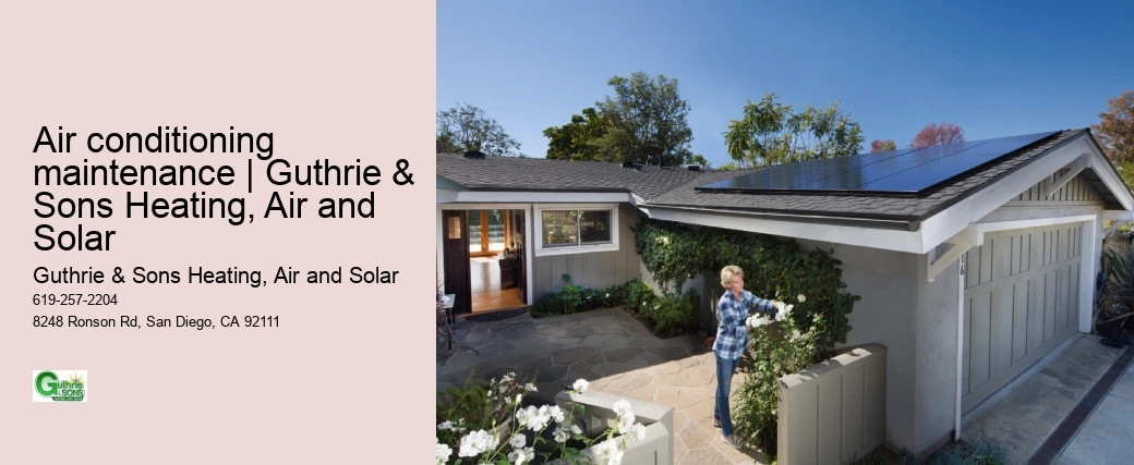 Air conditioning maintenance | Guthrie & Sons Heating, Air and Solar