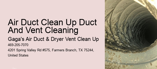 Air Duct Clean Up Duct And Vent Cleaning