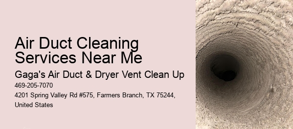 Air Duct Cleaning Services Near Me