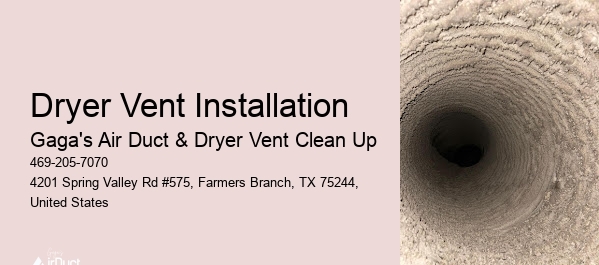 Dryer Vent Installation