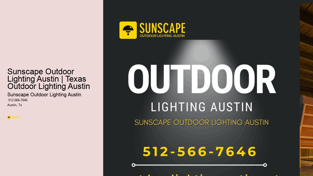 Sunscape Outdoor Lighting Austin | Texas Outdoor Lighting Austin