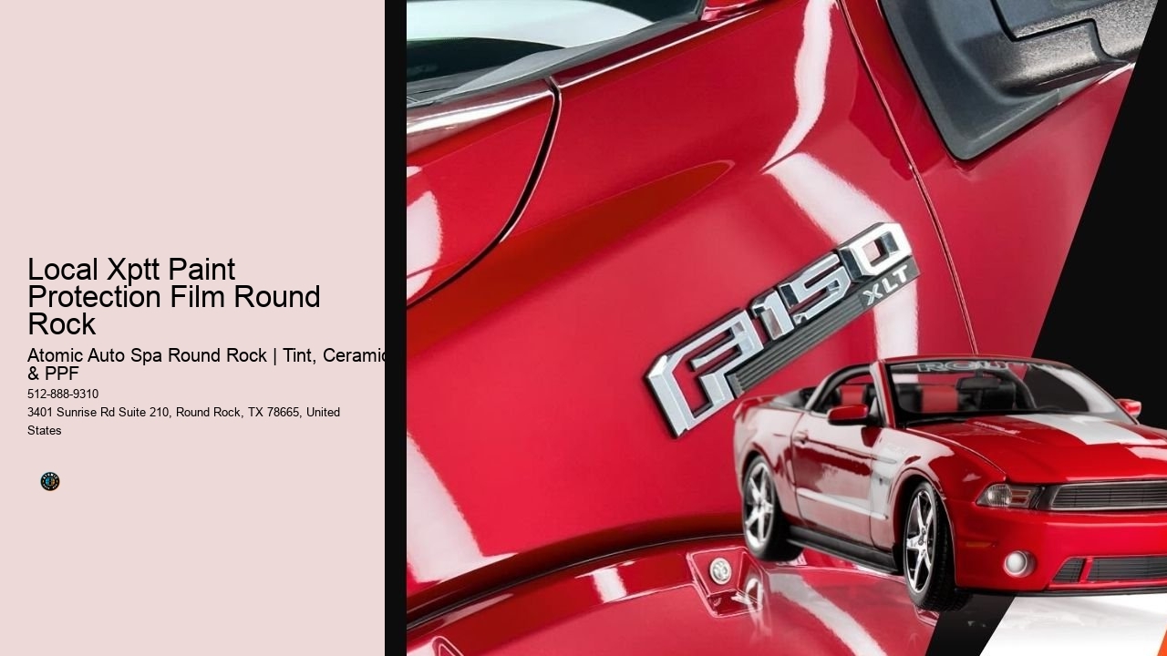 Local Xptt Paint Protection Film Round Rock