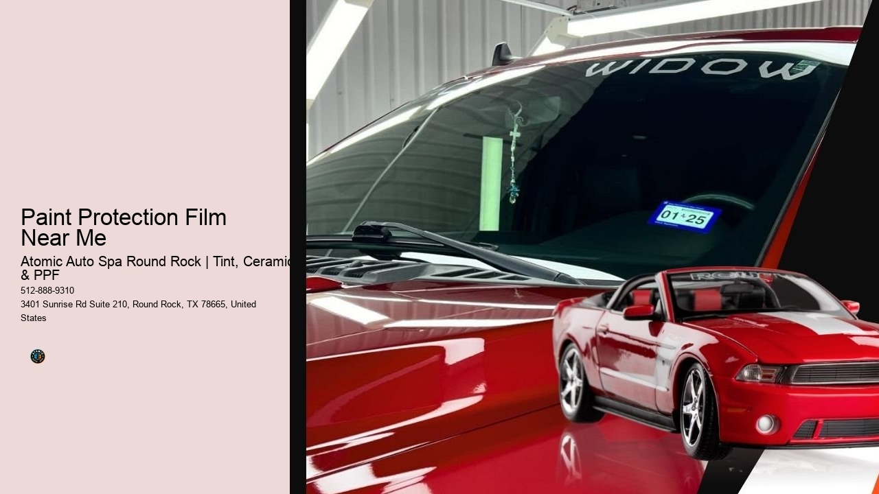 Paint Protection Film  Near Me