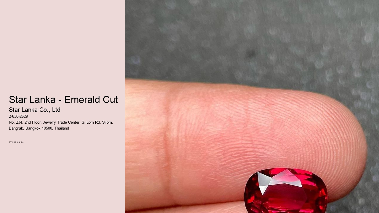 Star Lanka - Emerald Cut