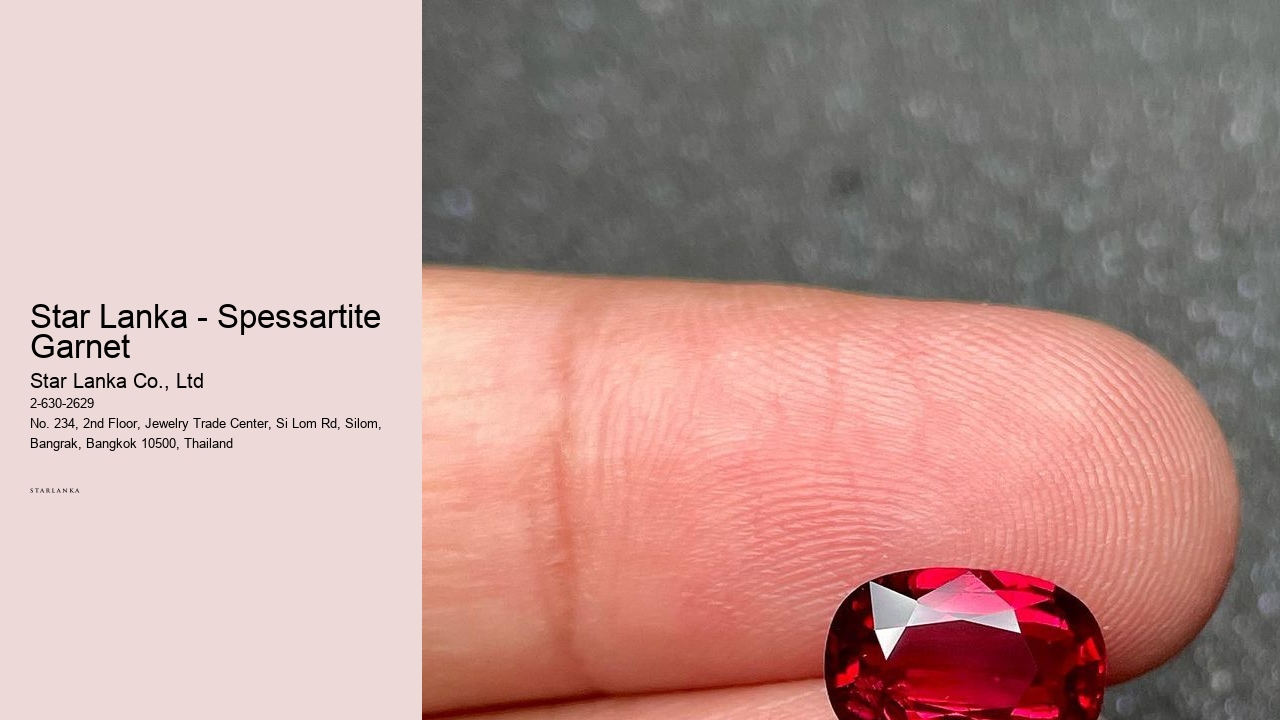 Star Lanka - Spessartite Garnet