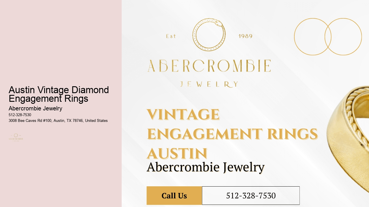 Austin Vintage Diamond Engagement Rings