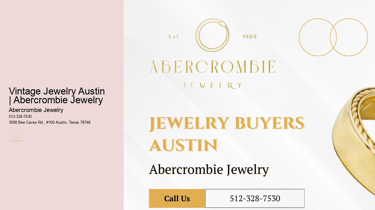 Vintage Jewelry Austin  | Abercrombie Jewelry