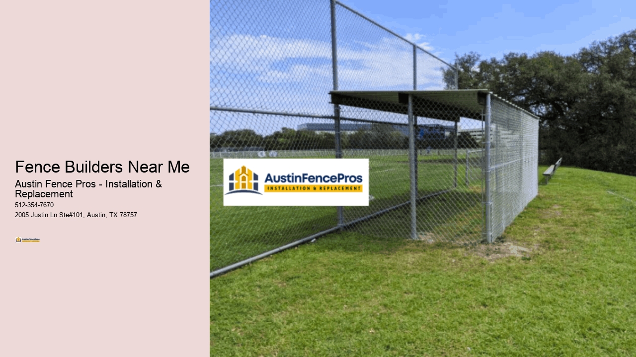 Fence Builders Near Me