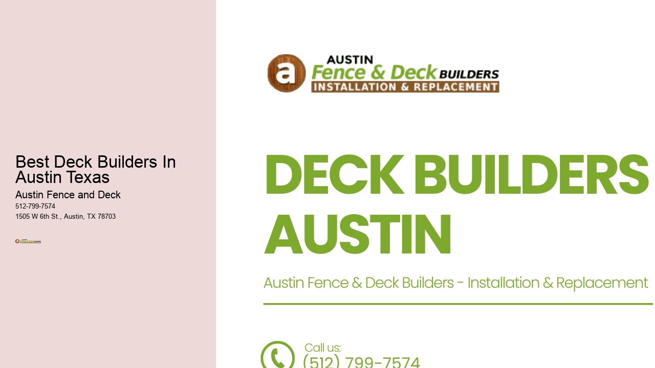 Best Deck Builders In Austin Texas 