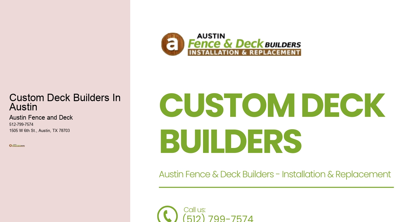 Custom Deck Builders In Austin 