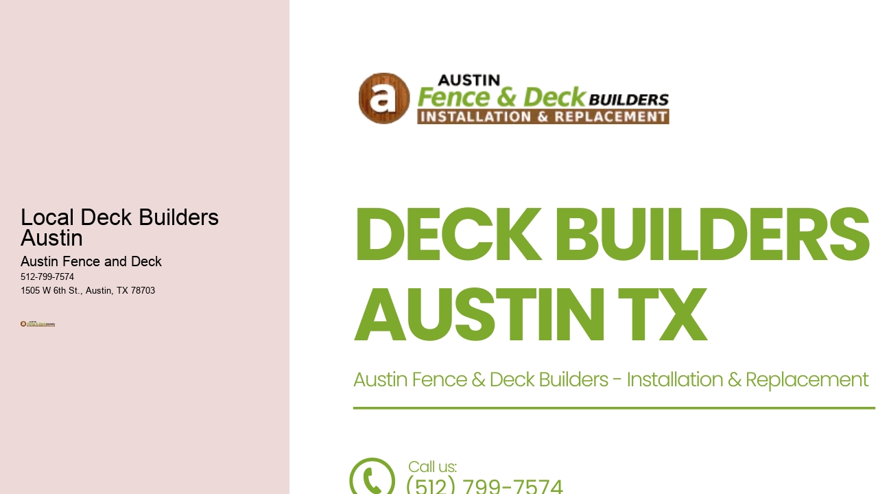 Local Deck Builders Austin 
