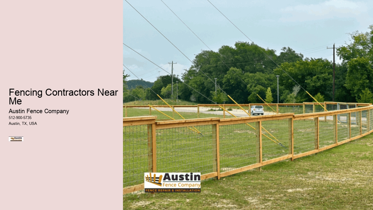 Fencing Contractors Near Me