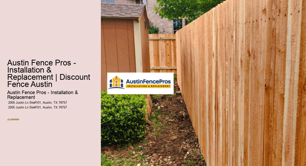 Austin Fence Pros - Installation & Replacement | Discount Fence Austin Texas 