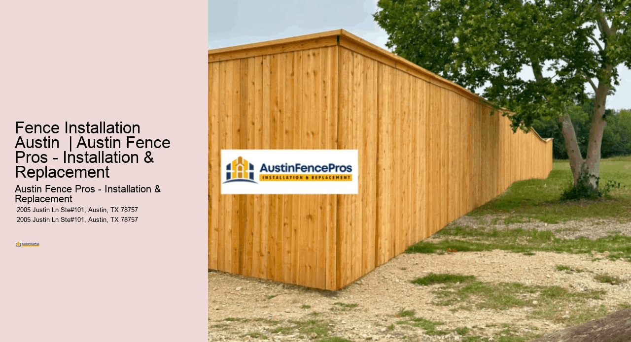 Fence Installation Austin